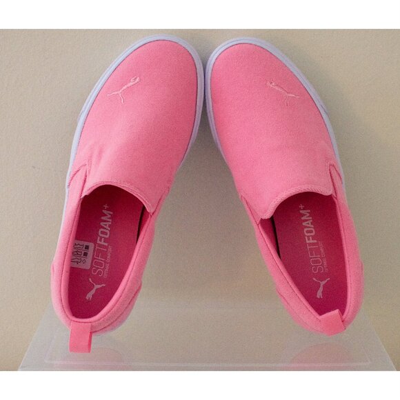 PUMA Soft Foam slips / pink / 9 us women / 6.5 UK / 40 Europe / IN ORIGINAL BOX - Picture 1 of 11